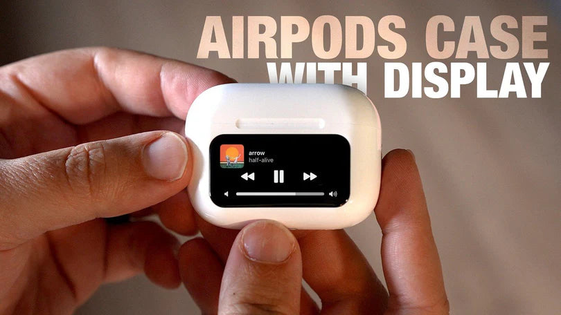 AirPods Pro-Style A9 Pro with LCD Touch Display Case | ANC