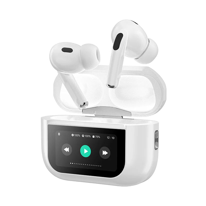 AirPods Pro-Style A9 Pro with LCD Touch Display Case | ANC