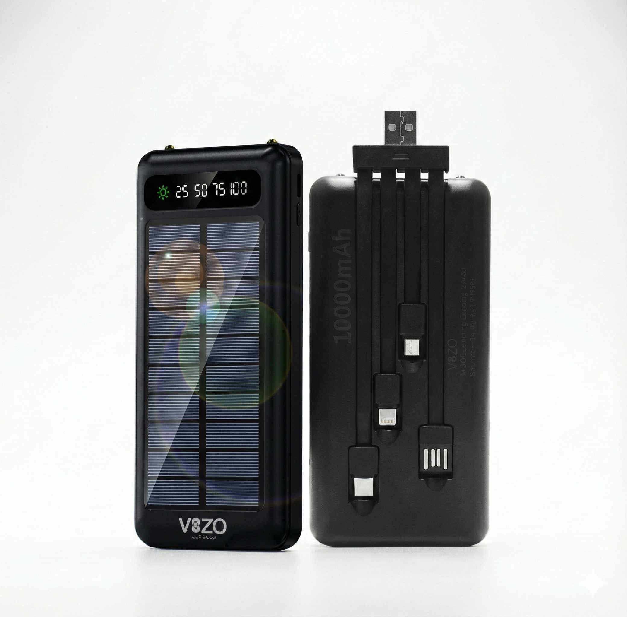 10000mAh Solar Power Bank – High-Quality Portable Charger