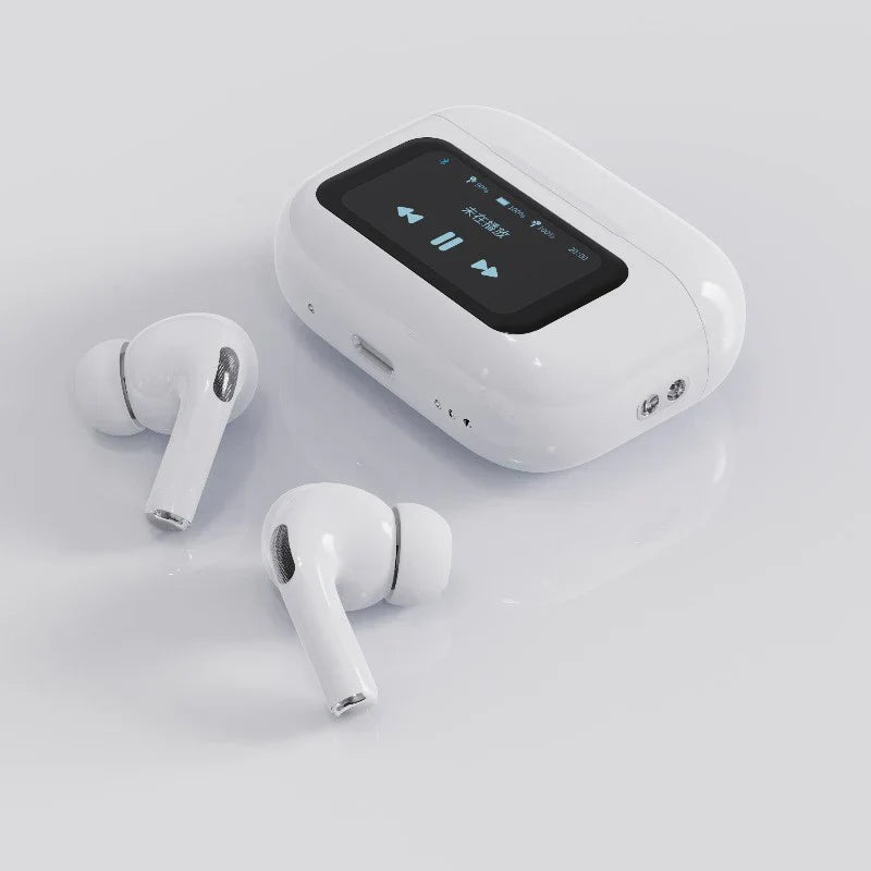 AirPods Pro-Style A9 Pro with LCD Touch Display Case | ANC