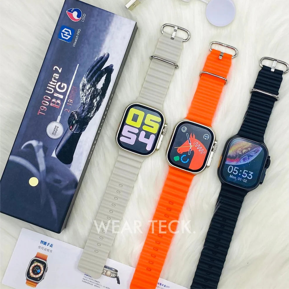 T900 Ultra 2 Smartwatch: Sleek Display, Smart Features & All-Day Fitness Tracking